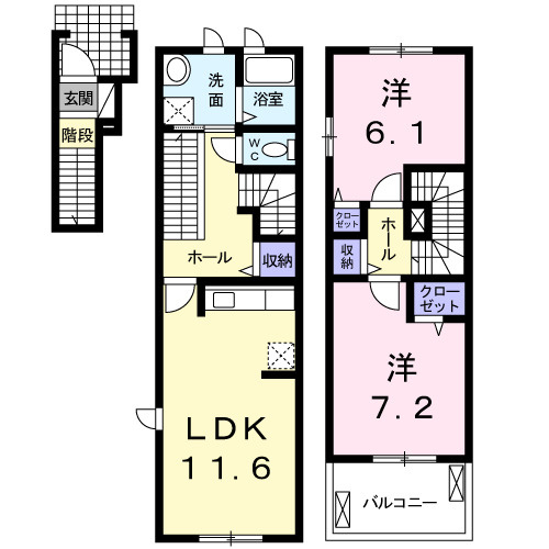 間取りの一例です。