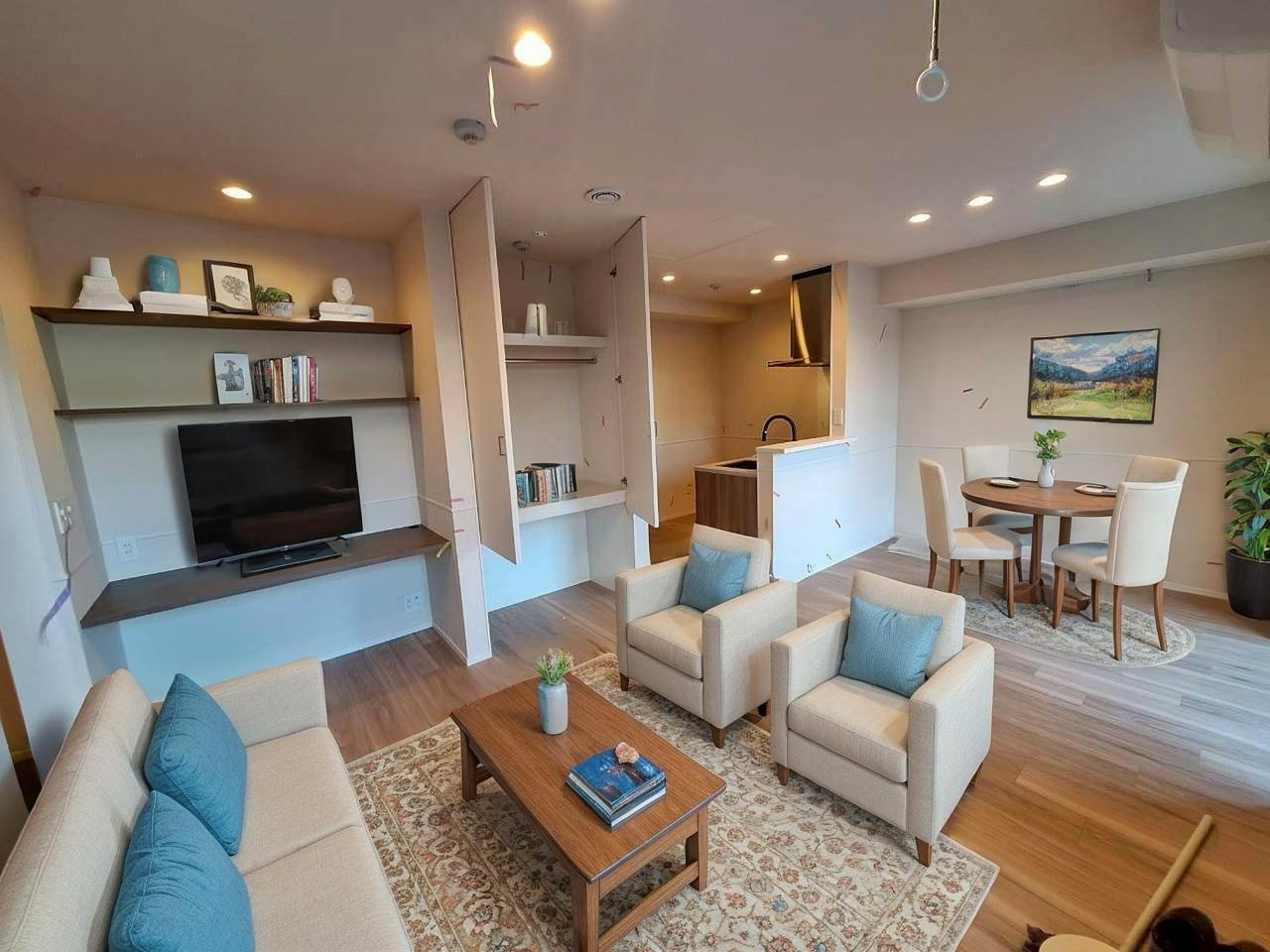 メゾンクレール谷在家の居間・リビング|CG家具のため実際は家具が付きません