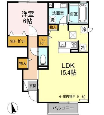 【間取り】 | ダイヤモンド　ミスト