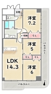 【間取り】 | ネオコーポ太秦