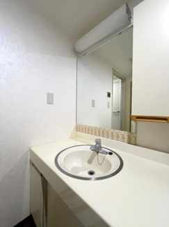 【独立洗面台】 | コンセボール21多摩　大家族も伸び伸び！生活動線が被らない！トイレ・お風呂・キッチン２か所！ | 広い洗面台なので、化粧品などを広げて身支度ができます！