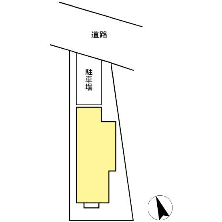 住吉町戸建 1号棟の区画図