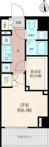 「防音マンション」（仮称）クリオ ラモード町田の間取り