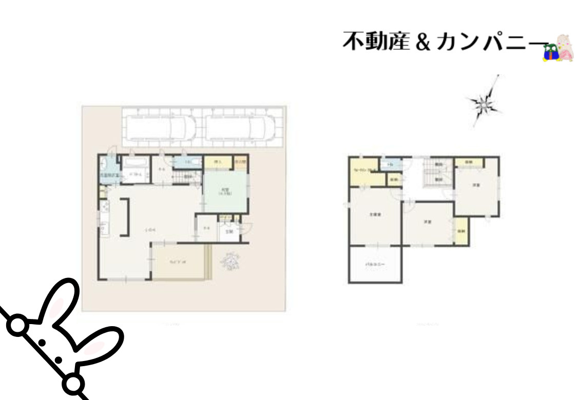 松山市湯の山東２丁目の中古一戸建の間取り