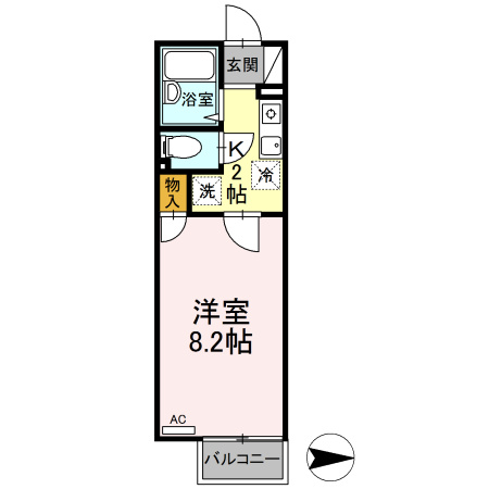 【間取り】 | エクレール相原Ａ