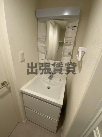 仲介手数料0円！！アルフィーレ新栄の独立洗面台