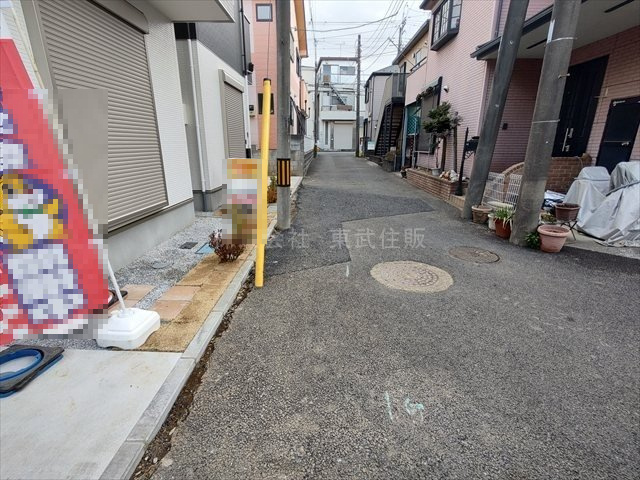 【前面道路含む現地写真】 | 志木市柏町２期　全２棟　1号棟 | 都市ガス・本下水