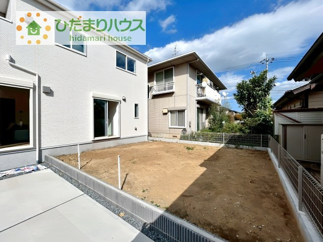 【庭】 | つくば市宝陽台24-2期　新築戸建 | お庭付物件になります！お庭遊びや、プールなどお子様も大喜び(^^)