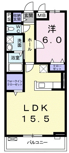 【間取り】 | グレイスヴィラⅡ番館(Goodhome)