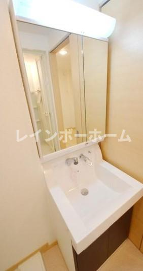 富士見市鶴瀬東１丁目の賃貸マンションの洗面所|※参考写真