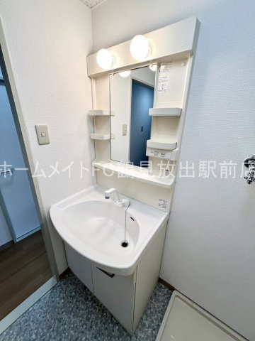 大阪市鶴見区放出東３丁目の賃貸マンションの独立洗面台