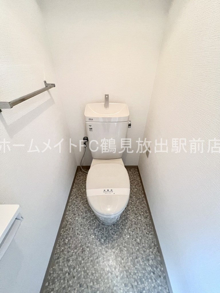 大阪市鶴見区放出東３丁目の賃貸マンションのトイレ