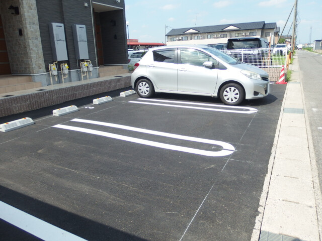 ソーレＡの駐車場