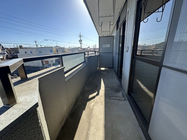 サンパレス緑ケ丘Aのバルコニー