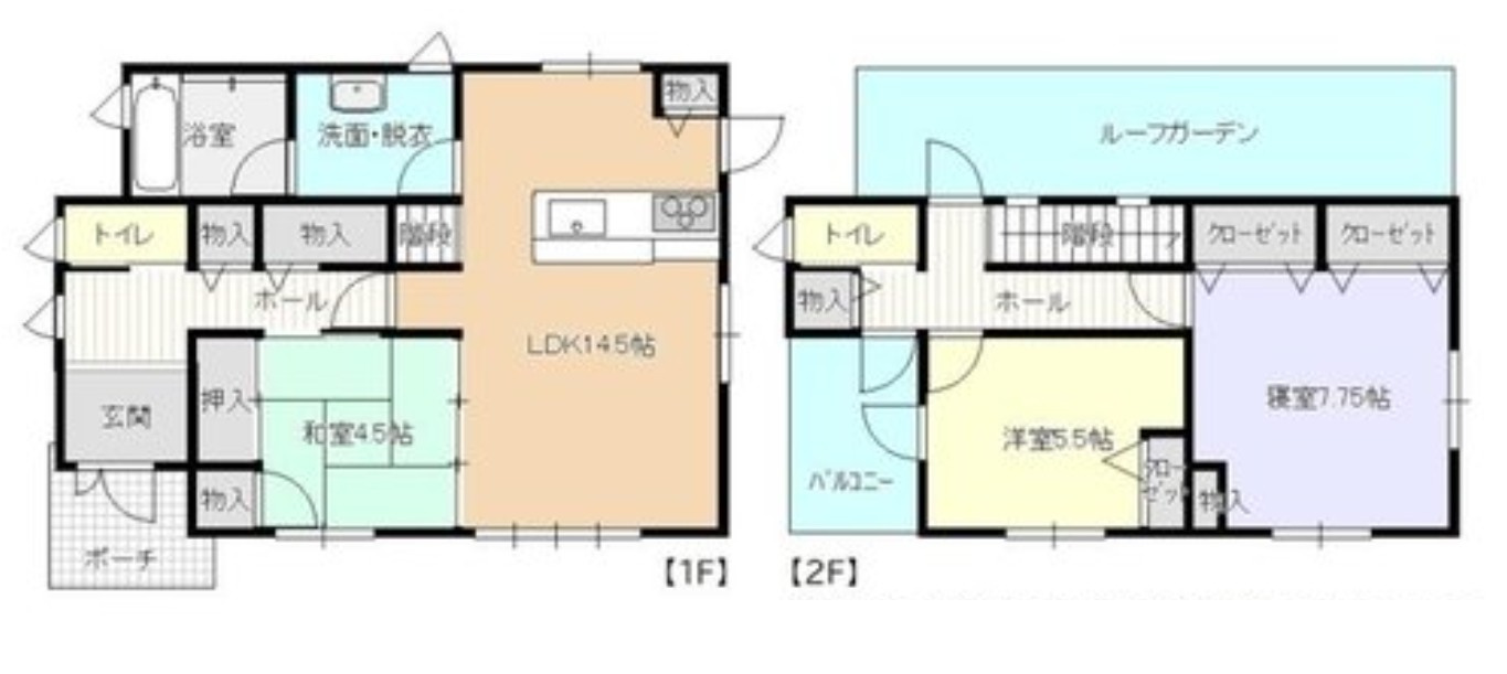 【中古戸建】邑楽郡大泉町大字寄木戸の間取り|■間取り図｜敷地面積：213.36（約64.54坪）　建物面積：92.57（約28.00坪）