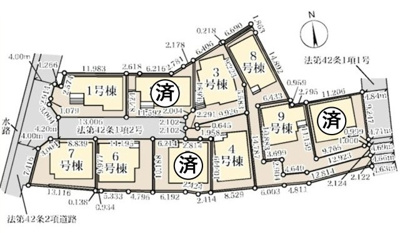 【区画図】 | 茅ヶ崎市松林2丁目第2 新築戸建 全10棟