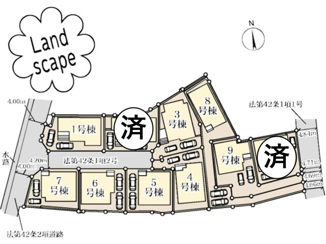【区画図】 | 茅ヶ崎市松林2丁目第2 新築戸建 全10棟