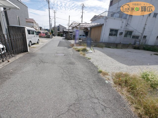 加古川市平岡町二俣（全２）土地　2号地の前面道路含む現地写真