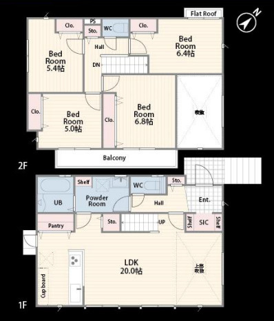 藤沢市鵠沼藤が谷３丁目2期　新築戸建　全1棟1号棟