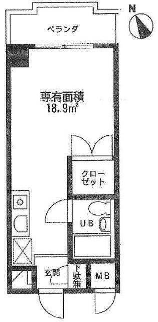 ２０２号室は反転タイプです。