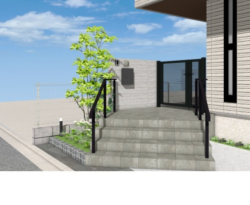 仮称　桜丘3丁目ヘーベルハウスのエントランス|地震に強い旭化成ヘーベルハウス