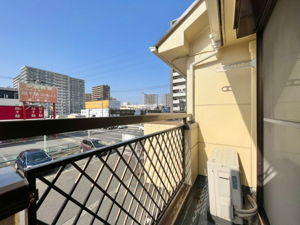 ジョイフル10のバルコニー