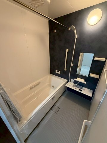 【１号棟】越谷市下間久里新築戸建ての浴室