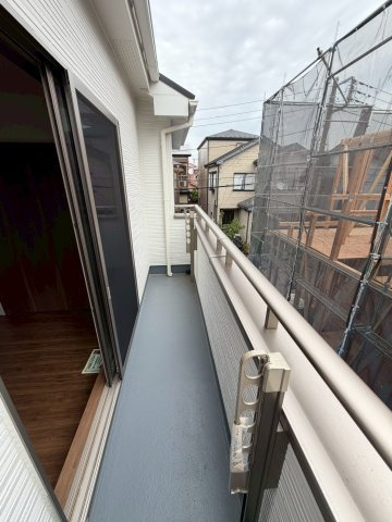 【１号棟】越谷市下間久里新築戸建てのバルコニー