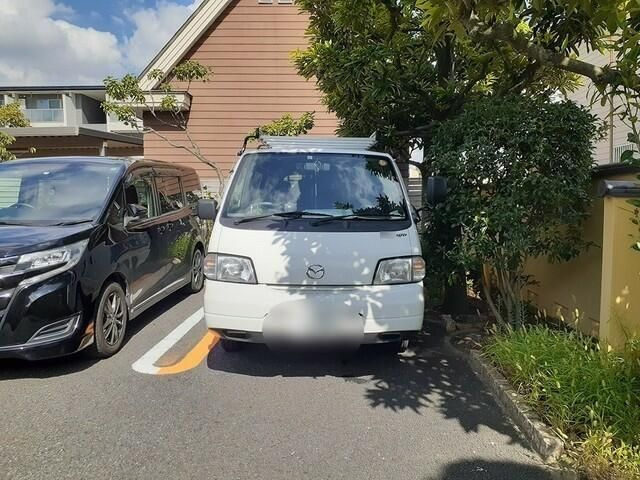 サザンクロスの駐車場
