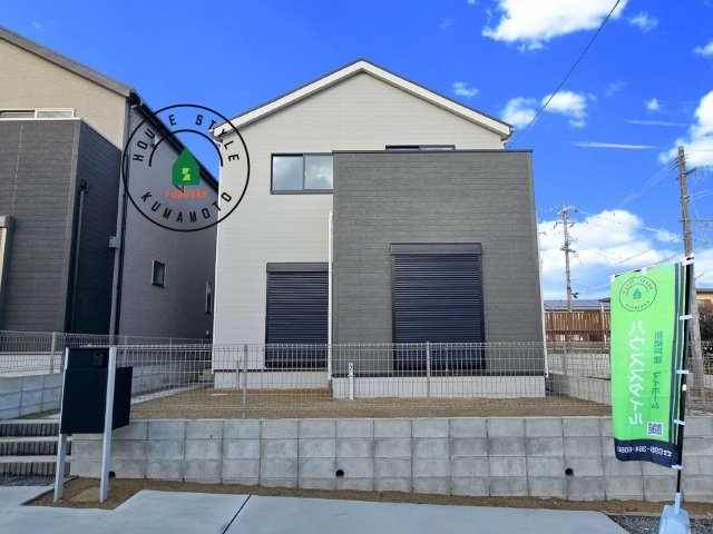 熊本市西区池田3丁目第1-２棟（2号棟）の外観|デザイン性のある外観です。