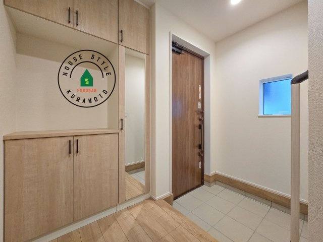 熊本市西区池田3丁目第1-２棟（2号棟）の内観：施工例|二重ロックでしっかり防犯対策ができます。