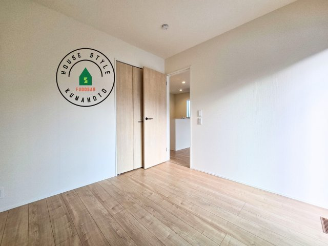 熊本市西区池田3丁目第1-２棟（2号棟）の内観：施工例|将来的に、琉球畳を引きまして和室風にすることも可能です。