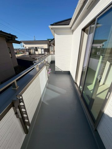 越谷市大竹新築戸建てのバルコニー