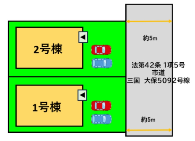 小郡市大保3期の区画図