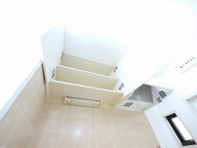 ソレイユ（田部町）のキッチン|収納上