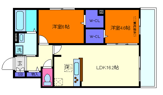 ヴェルデ天城の間取り