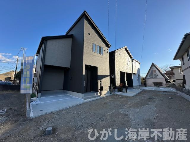 茅ヶ崎市美住町　新築戸建　全6棟の前面道路含む現地写真|現地外観