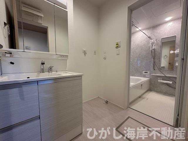 茅ヶ崎市美住町　新築戸建　全6棟の脱衣所|脱衣スペース