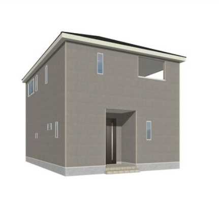 Cradlegarden　 水戸市千波町　第15　2の完成予想図|北西側。