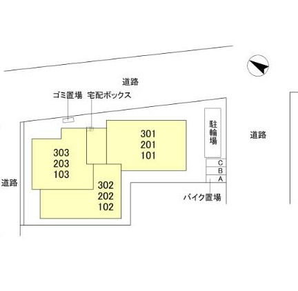 ヴェルデ天城の区画図