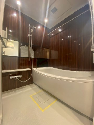ヴィラフォンターナ千代田富士見の浴室|落ち着いた空間のお風呂です