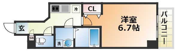 アドバンス神戸ラフィナートの間取り