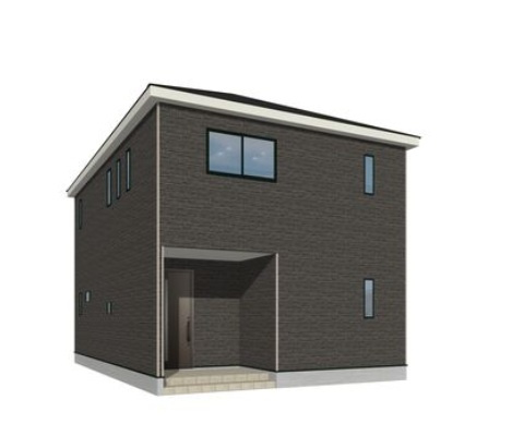 Cradlegarden　 水戸市千波町　第15　3の完成予想図|北西側。