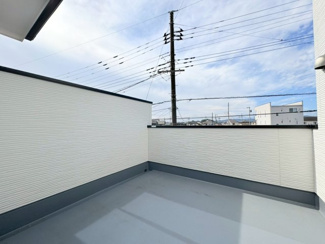 【バルコニー】 | 鶴ヶ島市中新田　新築分譲　東武越生線『一本松駅』徒歩2分　【新町小学区】