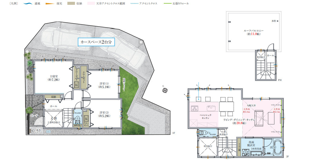 藤沢市片瀬4丁目Ⅱ　新築戸建　全3棟1号棟