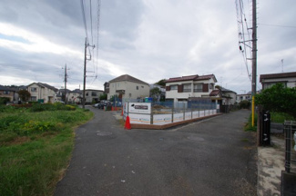 【外観】 | 【仲介手数料無料！！】日野市新井1丁目　新築戸建て（全1棟）1号棟　5680万円 | 令和7年10月10日撮影　建築中