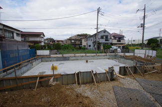 【外観】 | 【仲介手数料無料！！】日野市新井1丁目　新築戸建て（全1棟）1号棟　5680万円 | 令和7年10月10日撮影　建築中