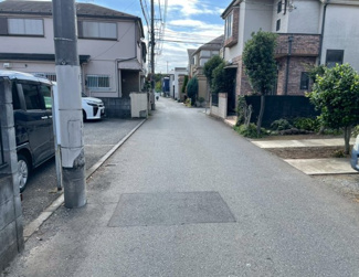 【前面道路含む現地写真】 | 立川市砂川町1丁目　新築戸建　【全2棟】