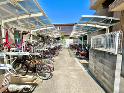 【その他】 | ワコーレフォルトゥーナ長田南 | 屋根付きが嬉しい自転車・バイク置場♪