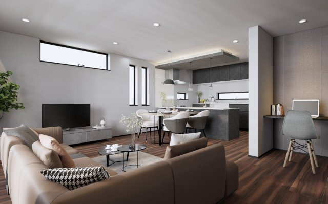 中野区若宮3丁目　大型屋上18帖　ハイグレード邸宅の完成予想図